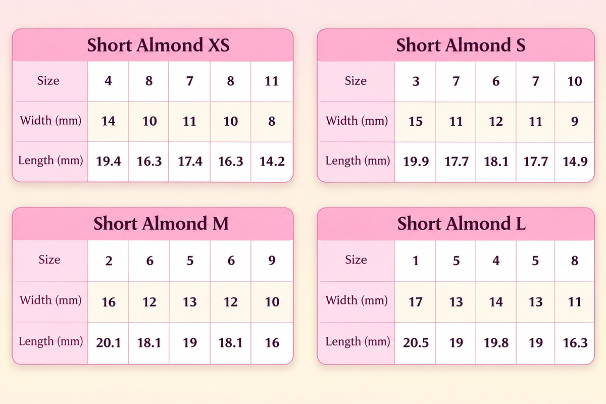 Retro Dopamine Star Polka Dot Almond Press On Nails, Handmade Cute Striped False Nails for Girls